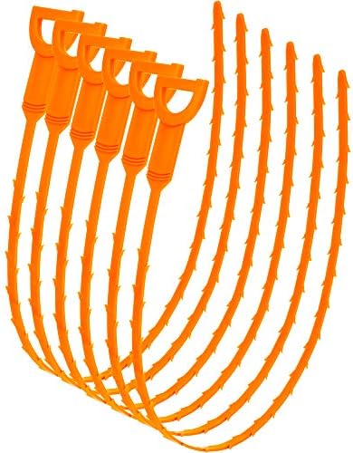 Perfect Combination 6PCS Drain Clog Remover Tool Set for All Family Use