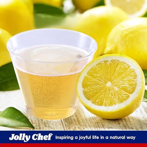 JOLLY CHEF 9 oz Disposable Plastic Cups Set Celebrate Any Occasion