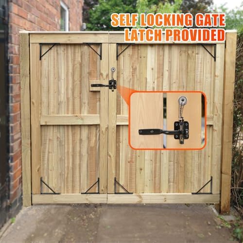 Mofeez No Sag Gate Bracket Kit for Shed Doors