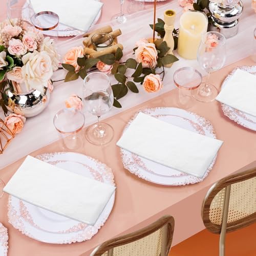 JOWLOT Disposable Napkins 150 Count 2-Ply for Weddings Parties Home Use