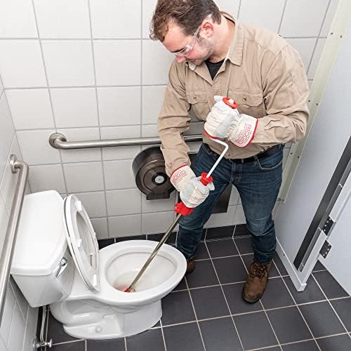 RIDGID 59787 K-3 Toilet Auger with 3-Foot Snake and Bulb Head