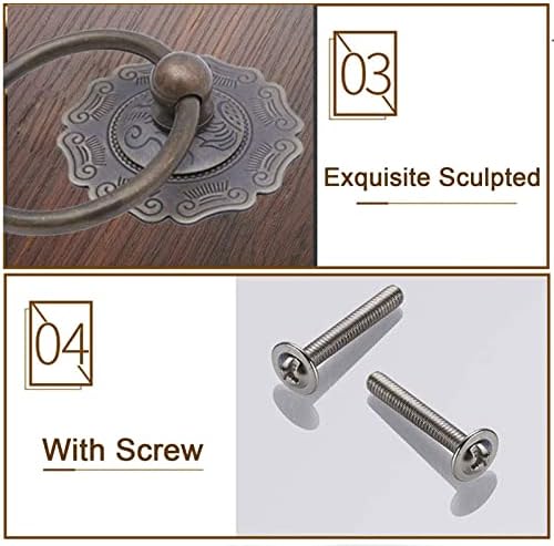 Victorian-inspired Door Knocker Premium Brass Front Door More