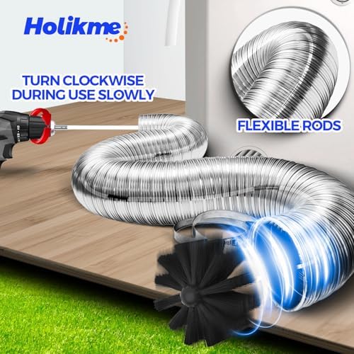 Long-lasting Dryer Vent Cleaner Kit at 60 Feet