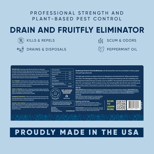 Eco-Friendly Fruit Fly Drain Treatment