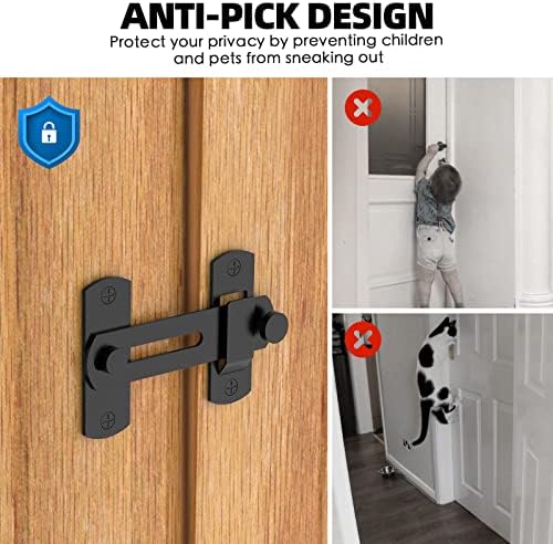 180-Degree Door Lock for Safety