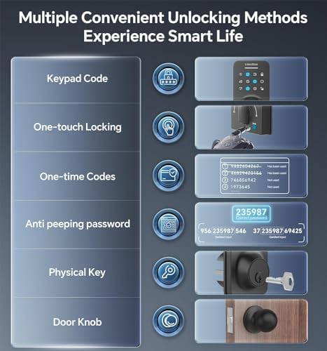 Secure Front Door Access with the Ulecoce Keyless Entry Deadbolt