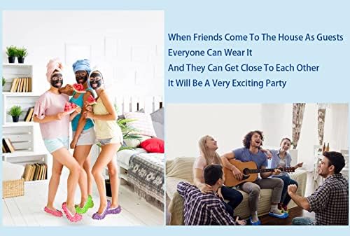10-Piece Mop Slippers Dust Duster Set for Adults Kids