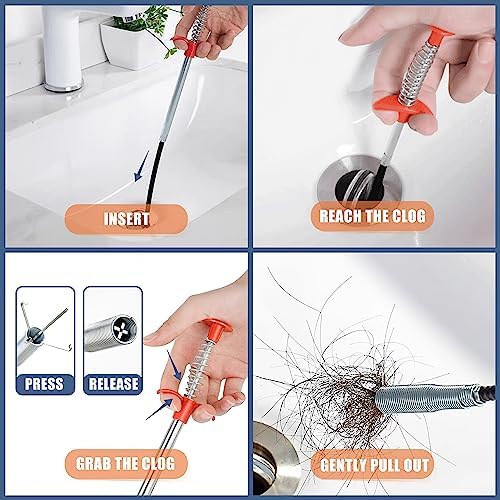Effortlessly Clean Pipes with the KeyFar Drain Tool Set