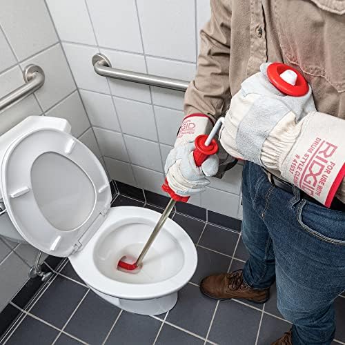 RIDGID 59787 K-3 Toilet Auger with 3-Foot Snake and Bulb Head