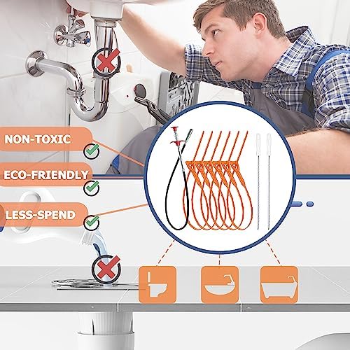 Effortlessly Clean Pipes with the KeyFar Drain Tool Set