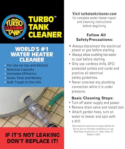 Turbo Tank Cleaner Fix Your Water Heater in Record Time