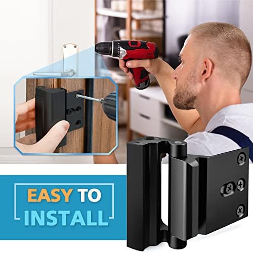 Secure Front Door Lock - 800 lbs Childproof