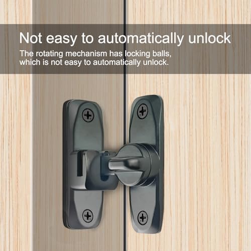 VEAPIZ 90180 Degree Barn Door Lock