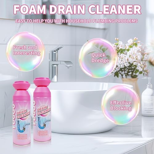 Yugou Foaming Drain Cleaner Sink Bathtub Clog Remover