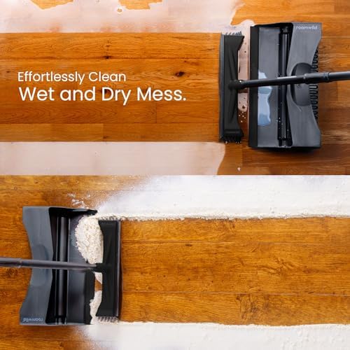 Roamwild Multi-Cleaner Broom Set for Pet Hair Removal Deep Cleaning