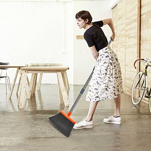 Kelamayi Upgrade Broom and Dustpan Set with Self-Cleaning