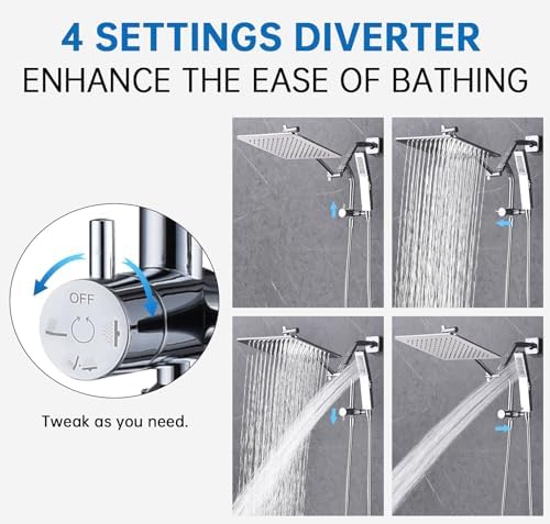 Durable versatile shower valve for USA