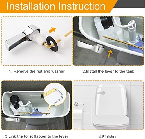 Durable Front Mount Toilet Handle