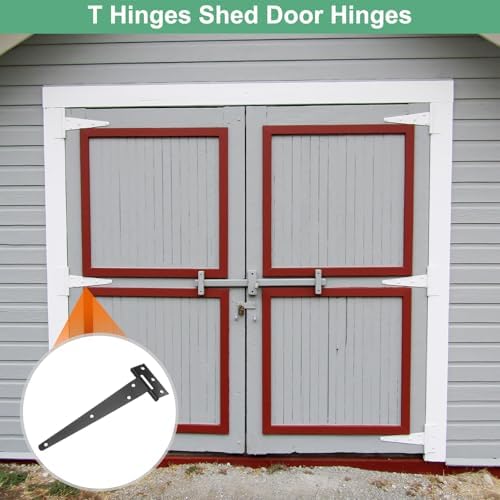 MMeterXity 2-Pack Shed Door Hinges