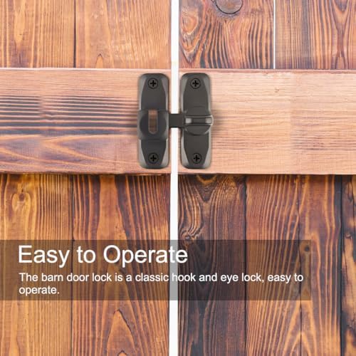 VEAPIZ 90180 Degree Barn Door Lock