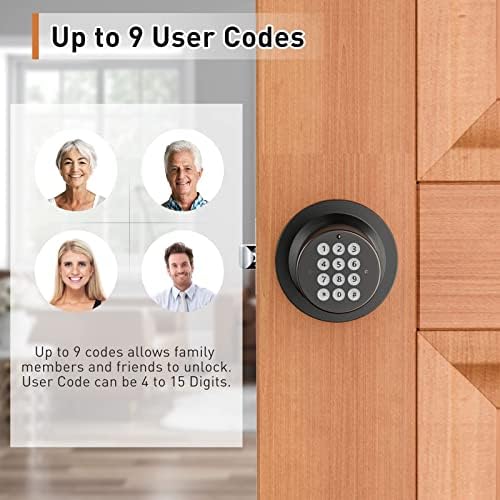Signstek Keyless Entry Door Lock with Keypad and Mute Function