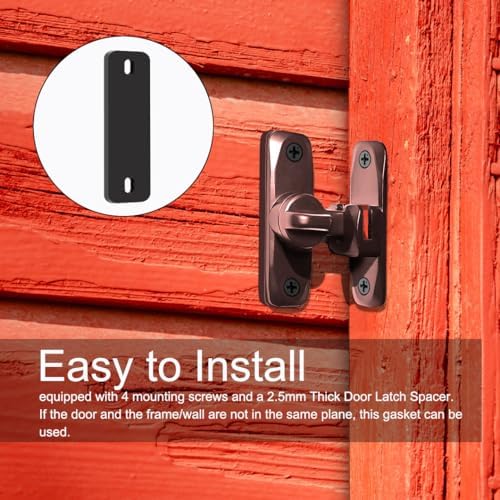 VEAPIZ 90180 Degree Barn Door Lock