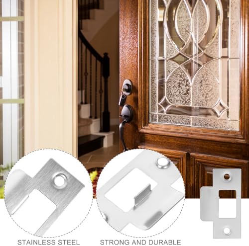 4-Piece Door Strike Plate Set