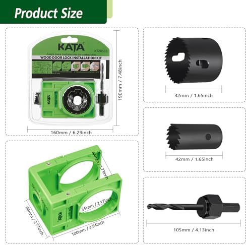 KATA Door Lock Installation Kit Green
