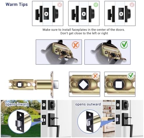 Sturdy Front Door Lock Set for Entryways