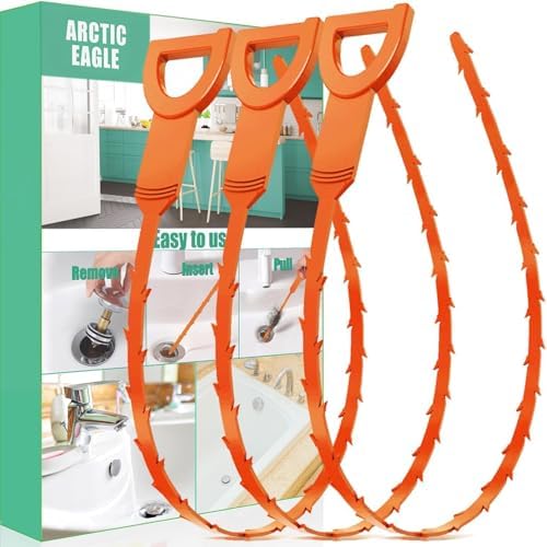Drain Snake Hair Remove 3 Pack