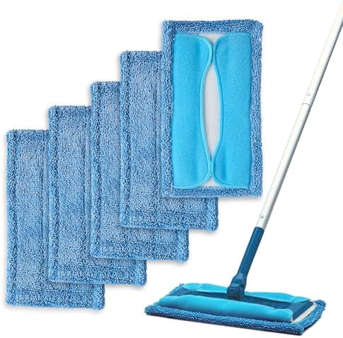 Eco-Friendly Microfiber Pad Reusable Sweeper for Swiffer 5-Count Set