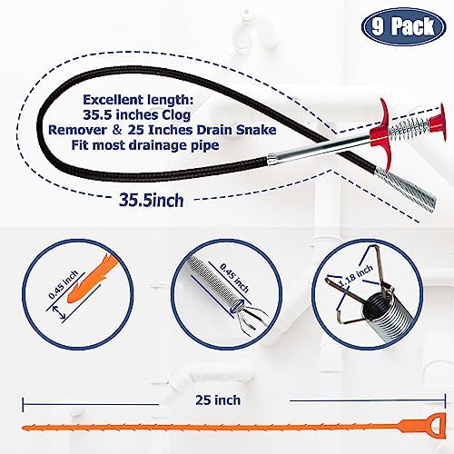 Effortlessly Clean Pipes with the KeyFar Drain Tool Set