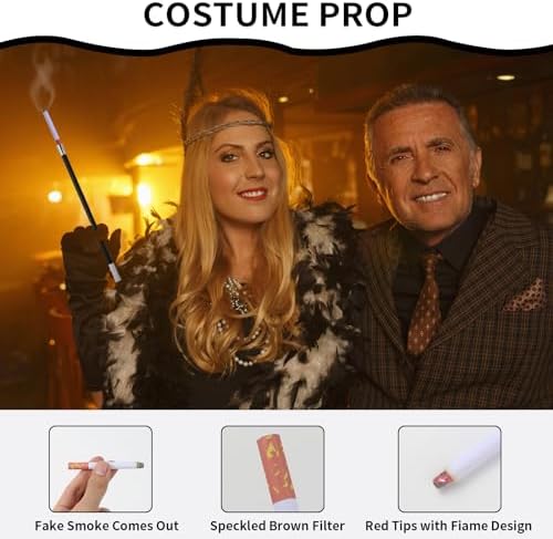 Cleenen Flapper Cigarette Holder Costume Accessories for Halloween