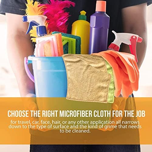Nature Durable Microfiber Cleaning Cloth Set for Kitchen Car Home