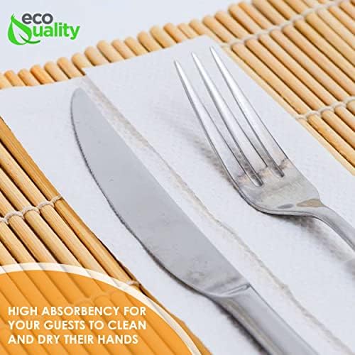 EcoQuality Disposable Napkins - High-Quality Eco-Friendly Perfect for Restaurants More