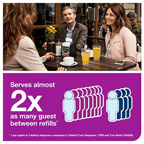 Tork Xpressnap Fit White Dispenser Napkins