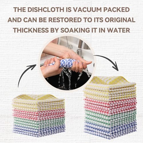 Egles 12-Piece Reusable Kitchen Dishcloths