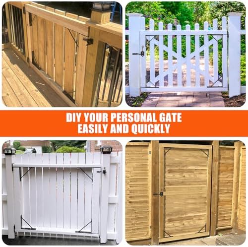 Mofeez No Sag Gate Bracket Kit for Shed Doors