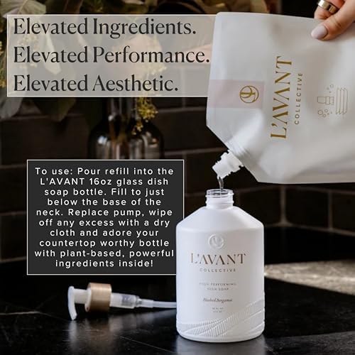 Blushed Bergamot - LAVANT Collective Dish Soap Refill 32oz