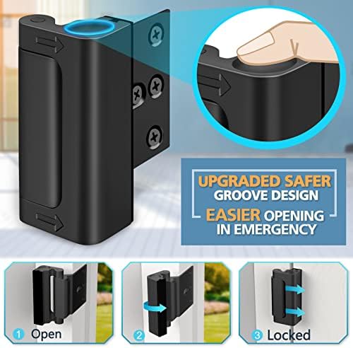 Secure Front Door Lock - 800 lbs Childproof