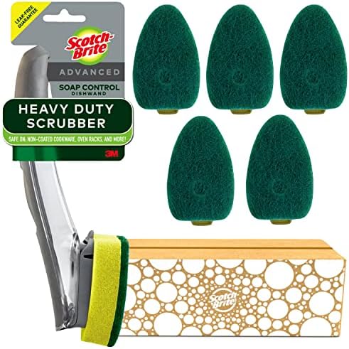 Scotch-Brite Heavy-Duty Advanced Soap Control Dishwand Kit