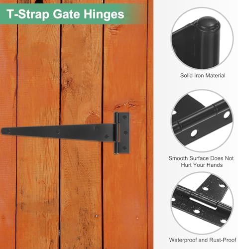 MMeterXity 2-Pack Shed Door Hinges