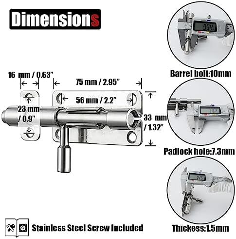 Secure Door Latch Locks