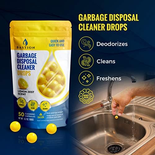 Bastion Lemon Zest Garbage Disposal Cleaner