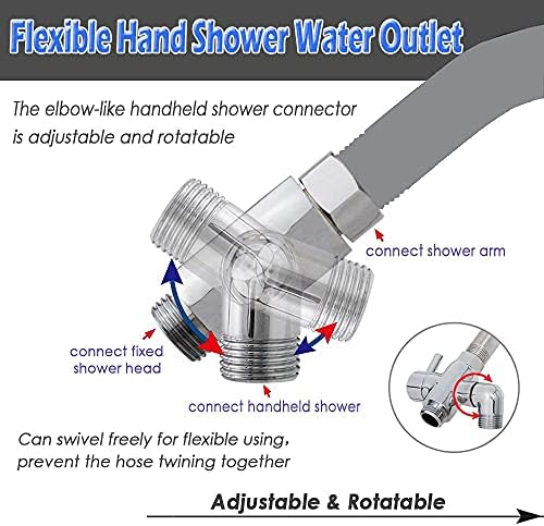 Brass Shower Arm Diverter Valve for Handheld Fixed Shower Head