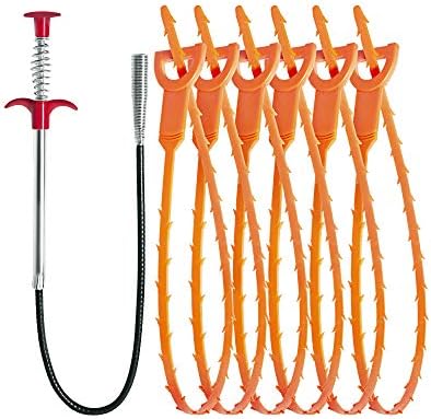 25in 24in Drain Clog Remover TOOL 7pcs