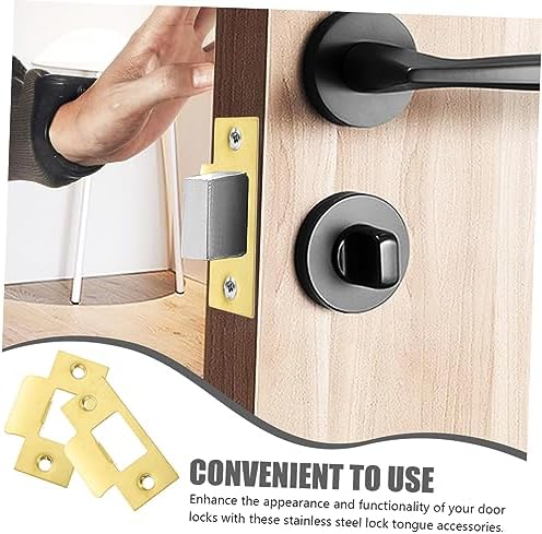 Stainless Steel Door Kick Plate with Hole Cover for Home Use