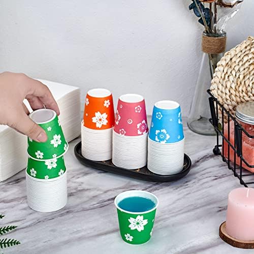 Reusable and Stylish 400-Pack of 3 oz Disposable Bathroom Cups