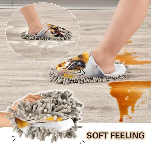 Cozy Soft Mop Slippers Womens Kitchen Essential