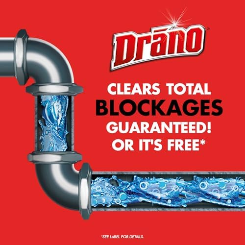 Drano - Max Gel Drain Clog Remover for Showers Healthcare 80oz